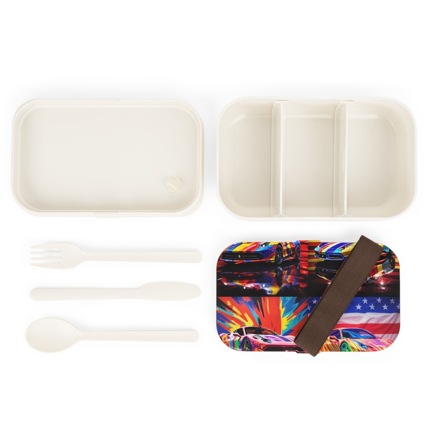 Bento Lunch Box Hyper Colorfull Ferrari 5