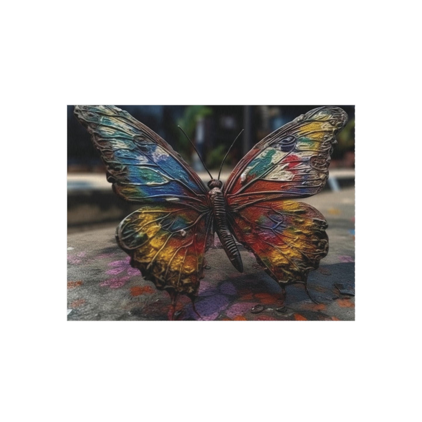 Outdoor Rug  Liquid Street Butterfly 3