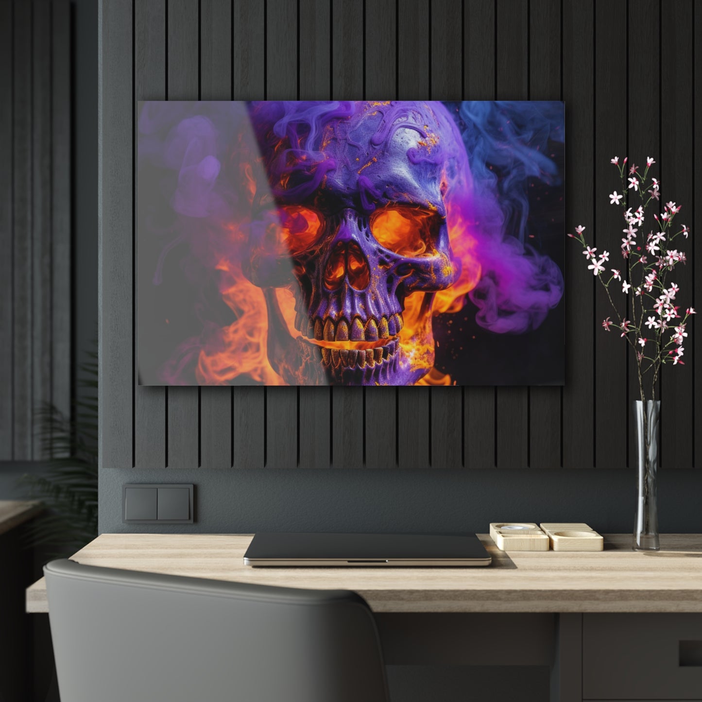 Acrylic Prints Macro Skull 1