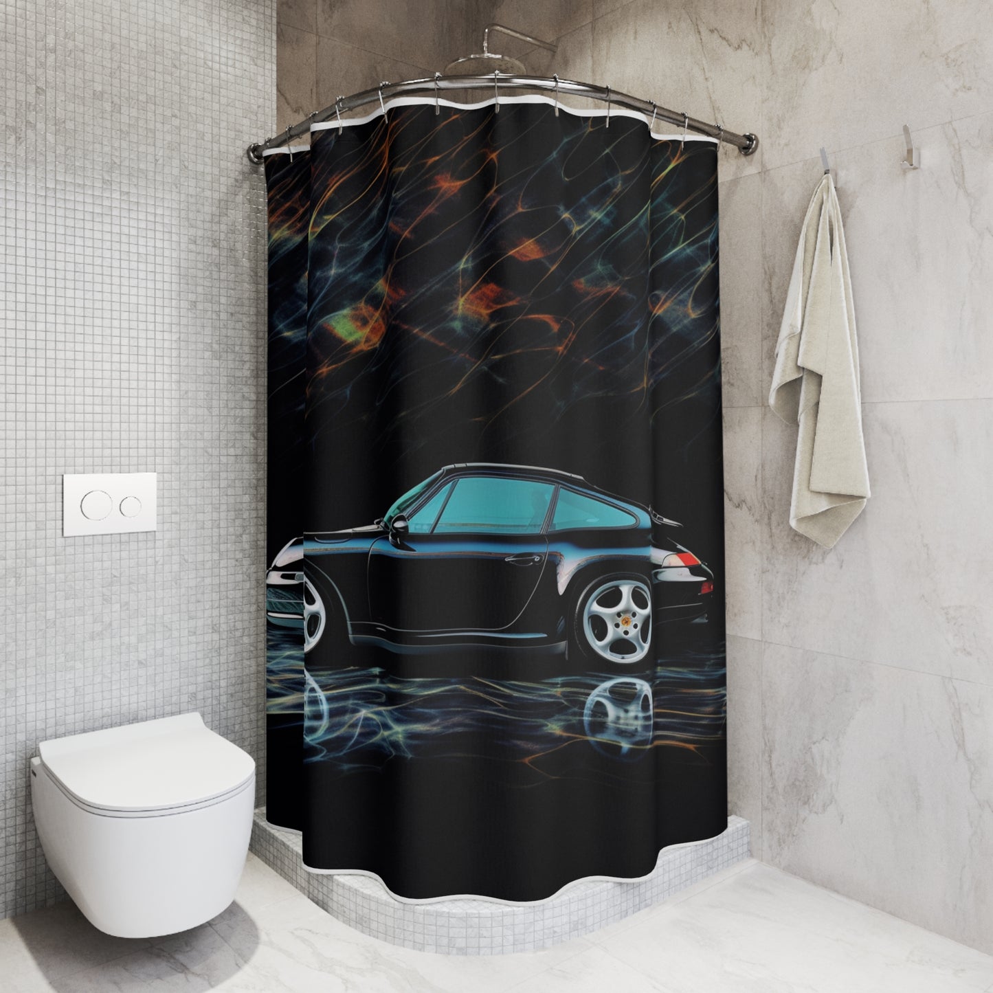Polyester Shower Curtain Porsche 933 2