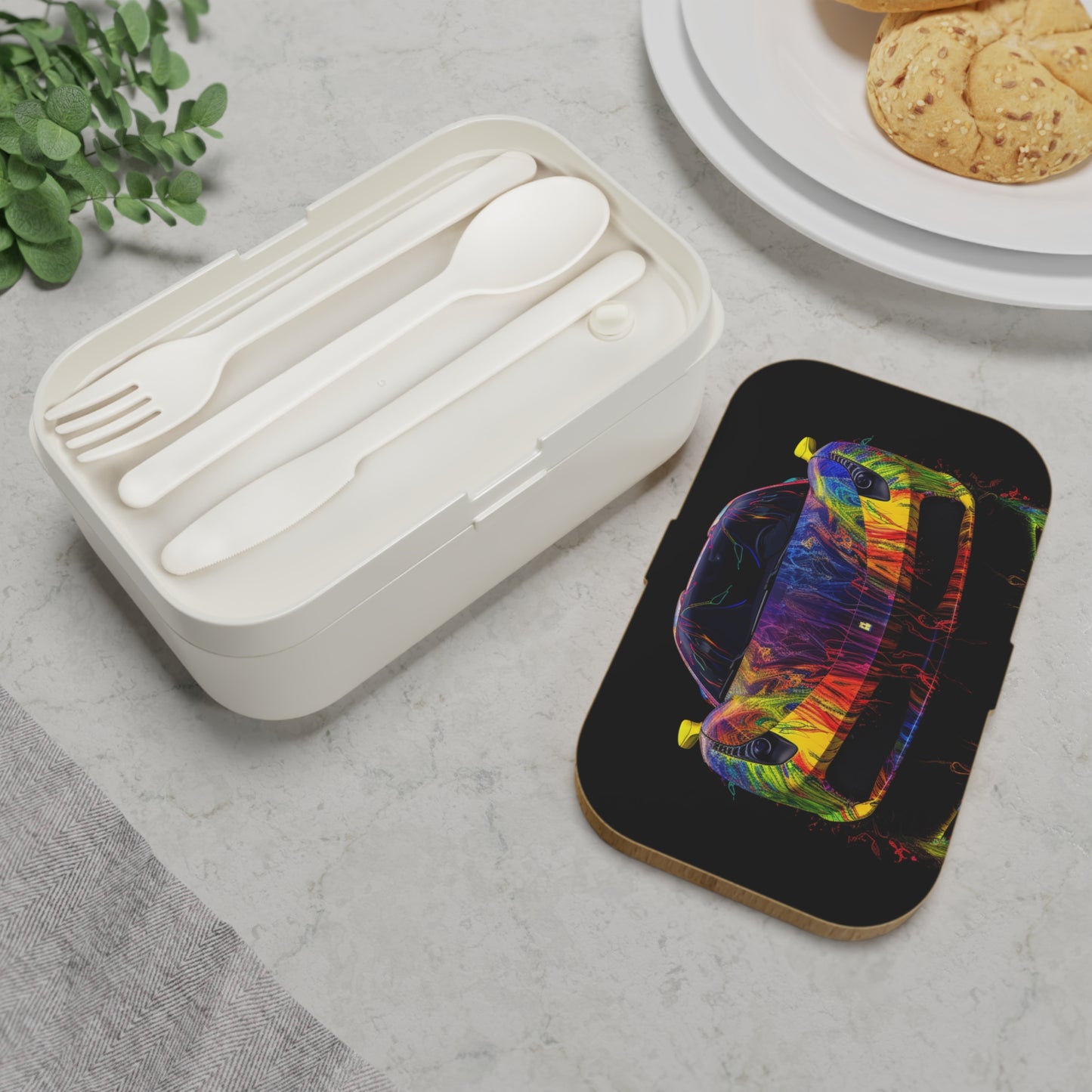 Bento Lunch Box Ferrari Color 2