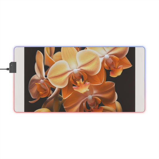 LED Gaming Mouse Pad orchid pedals 1