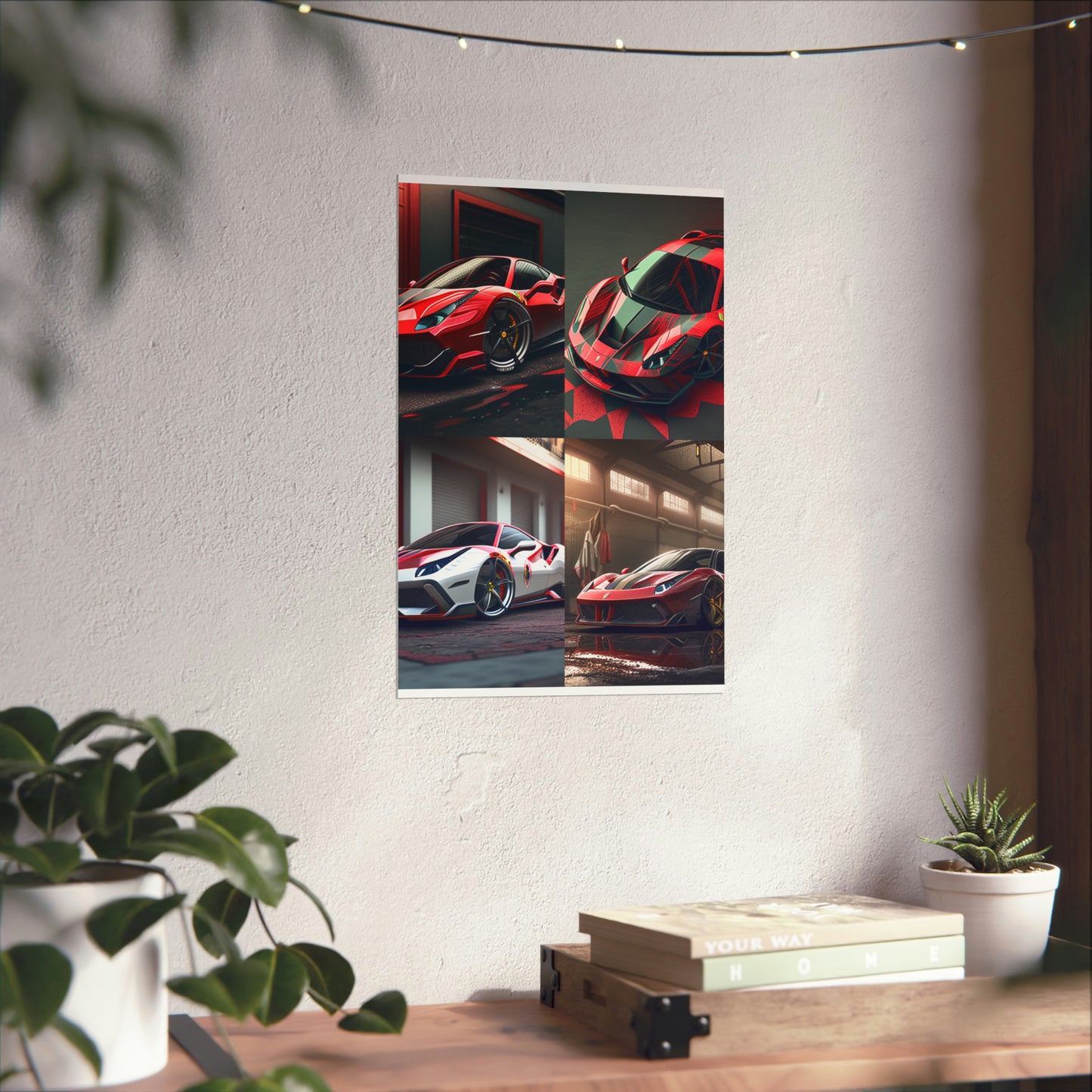 Premium Matte Vertical Posters Ferrari Hyper 5