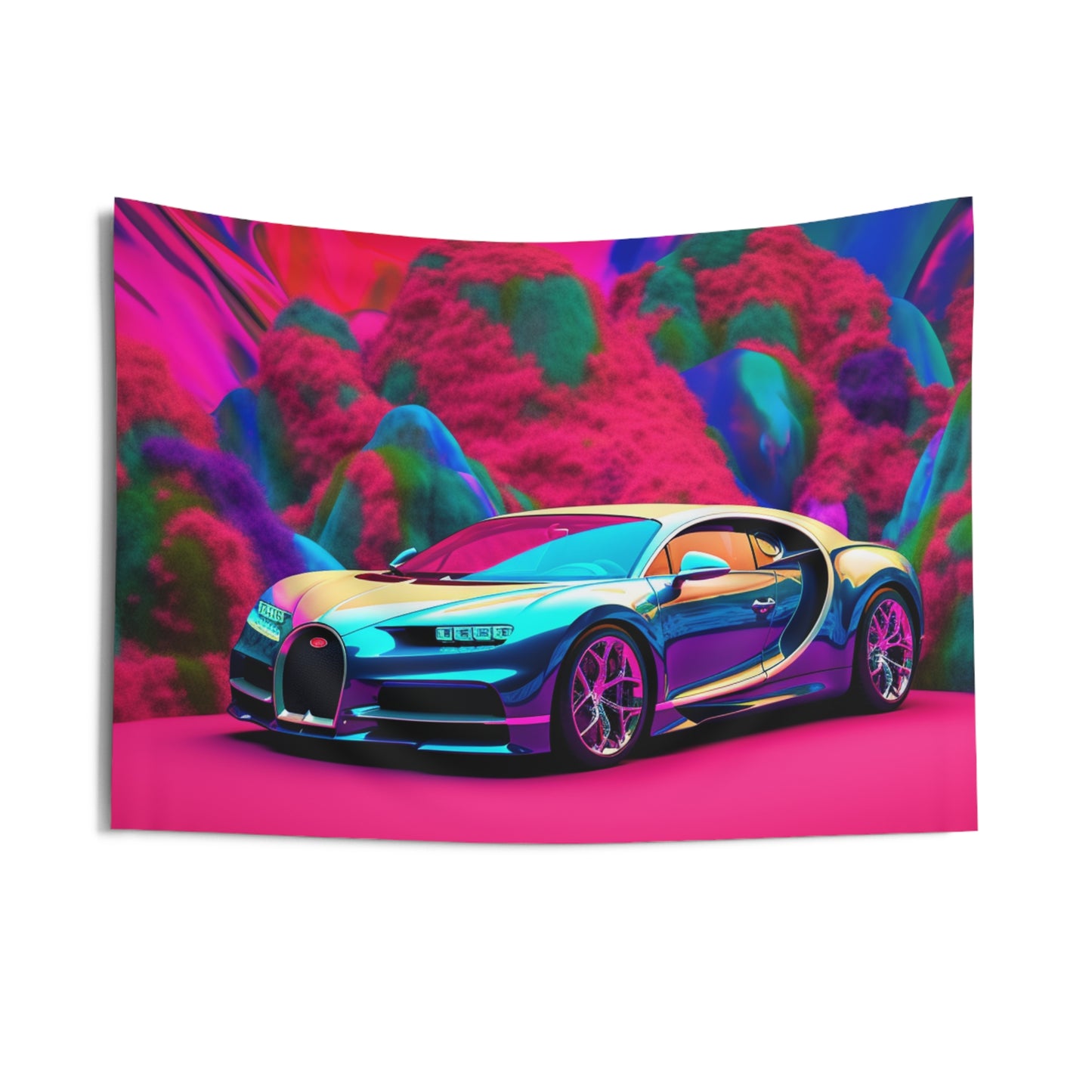 Indoor Wall Tapestries Florescent Bugatti Flair 4
