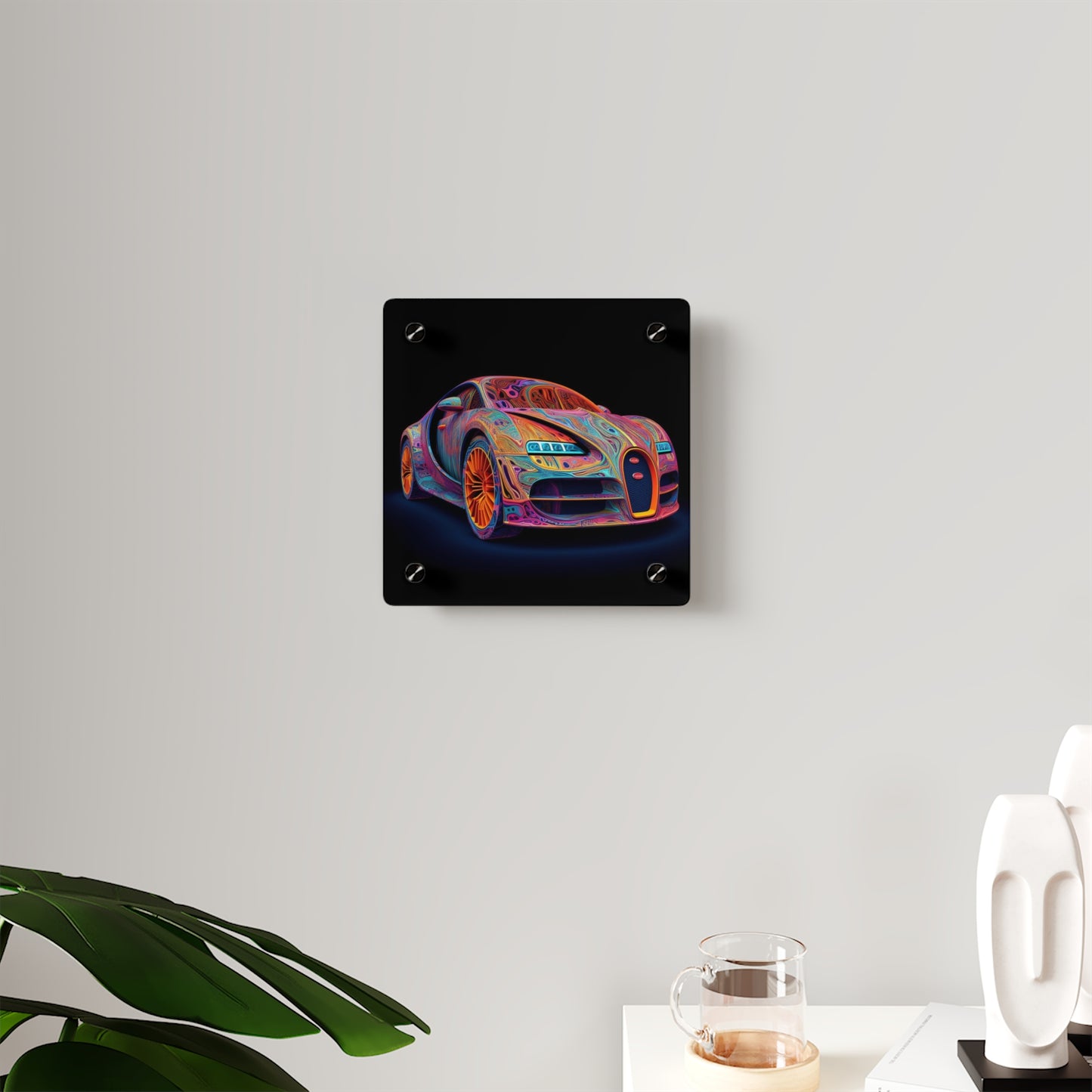 Acrylic Wall Art Panels Bugatti Abstract Concept 1