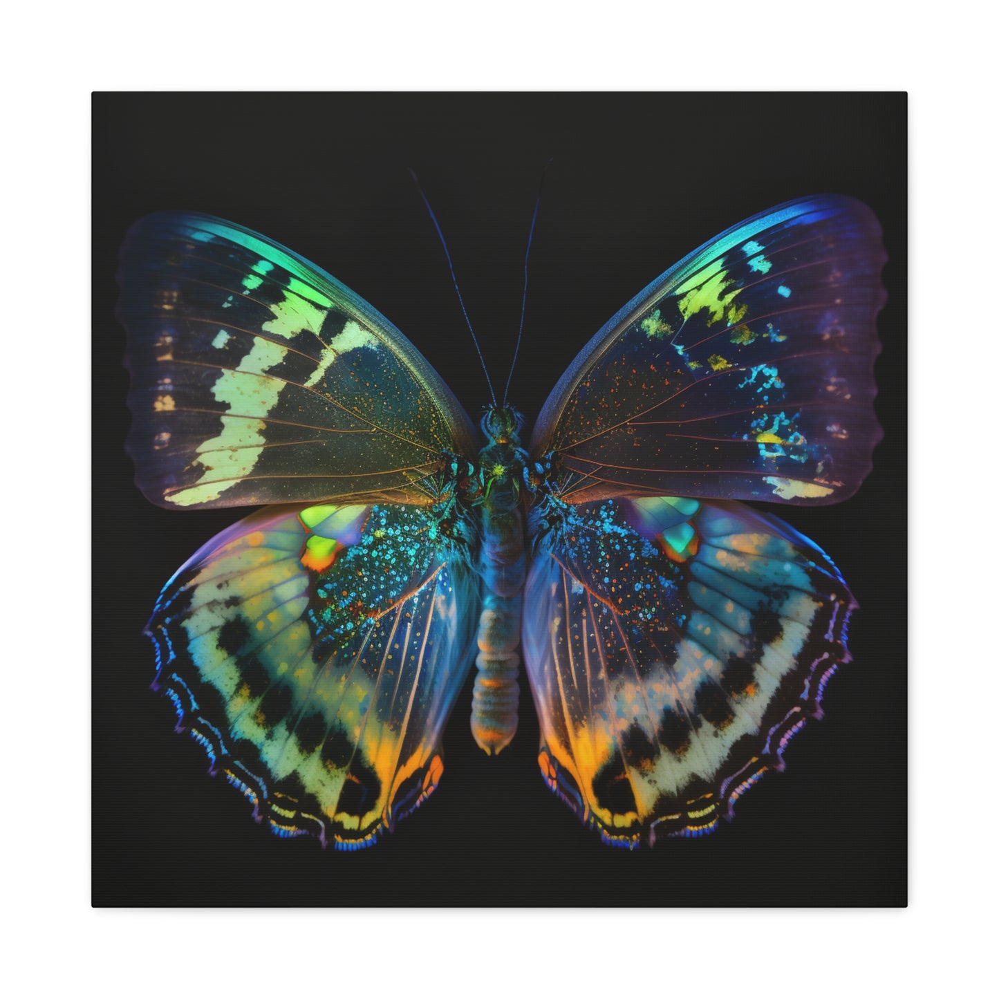 Canvas Gallery Wraps Neon Butterfly Flair 4