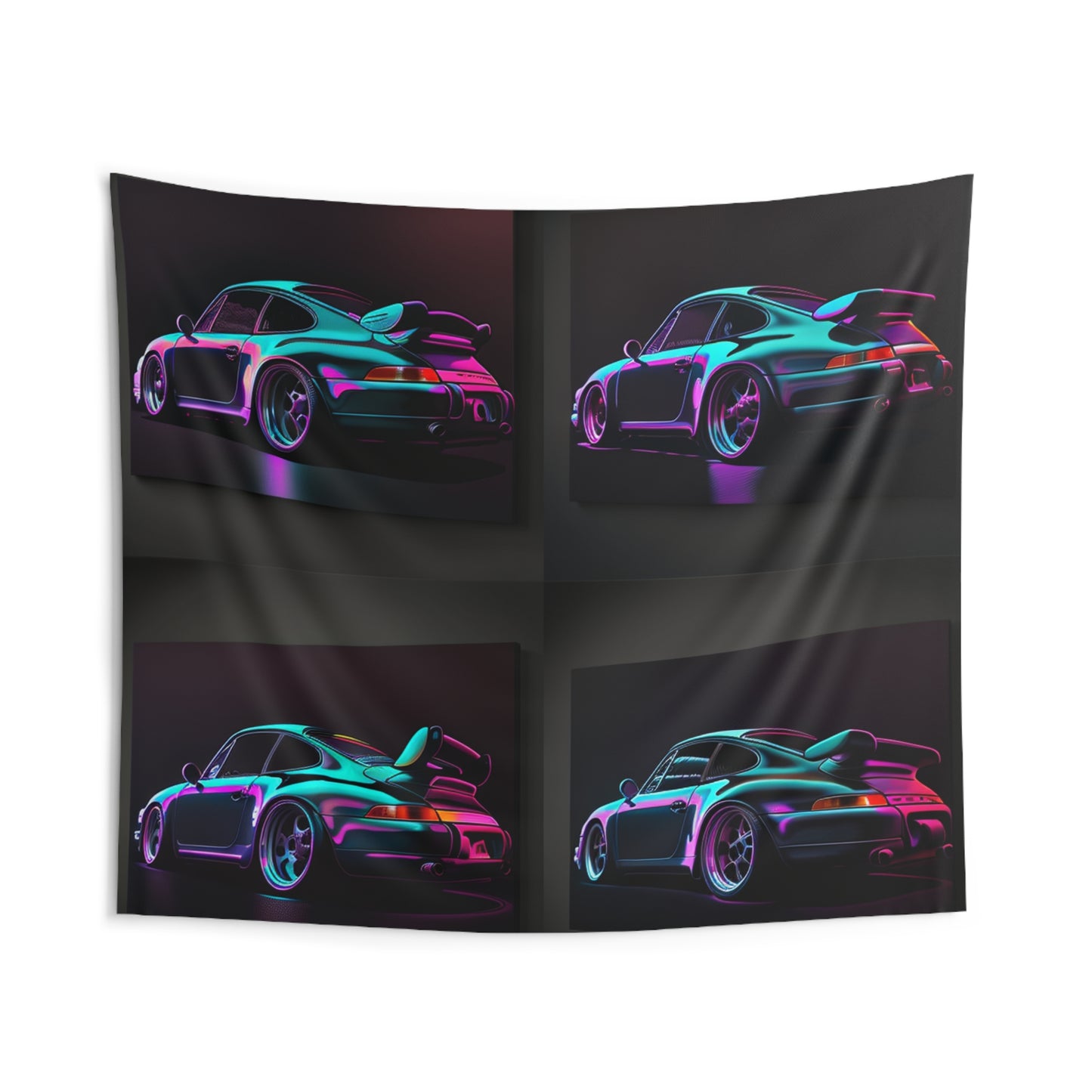 Indoor Wall Tapestries Porsche Purple 5