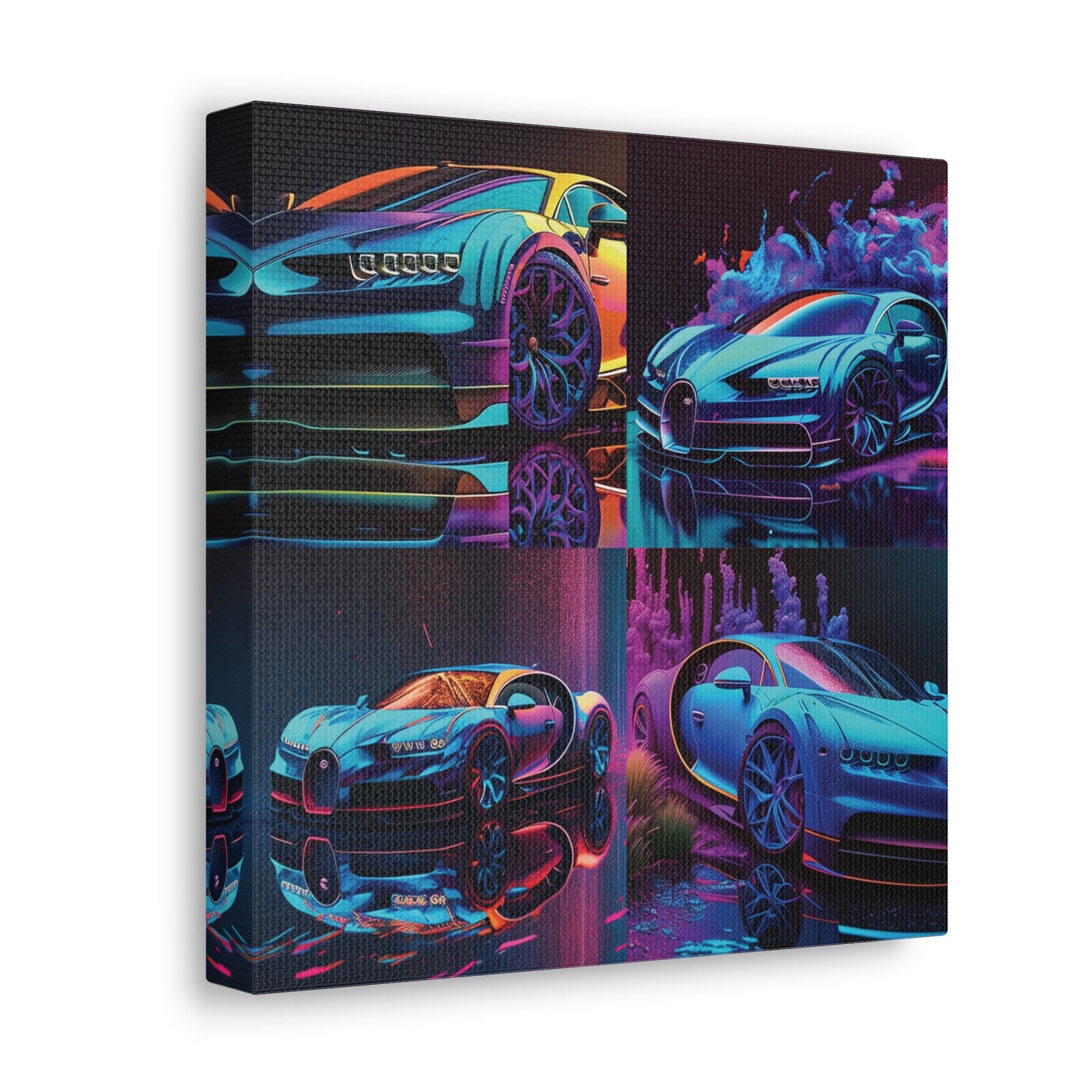 Canvas Gallery Wraps Bugatti Neon Chiron 5