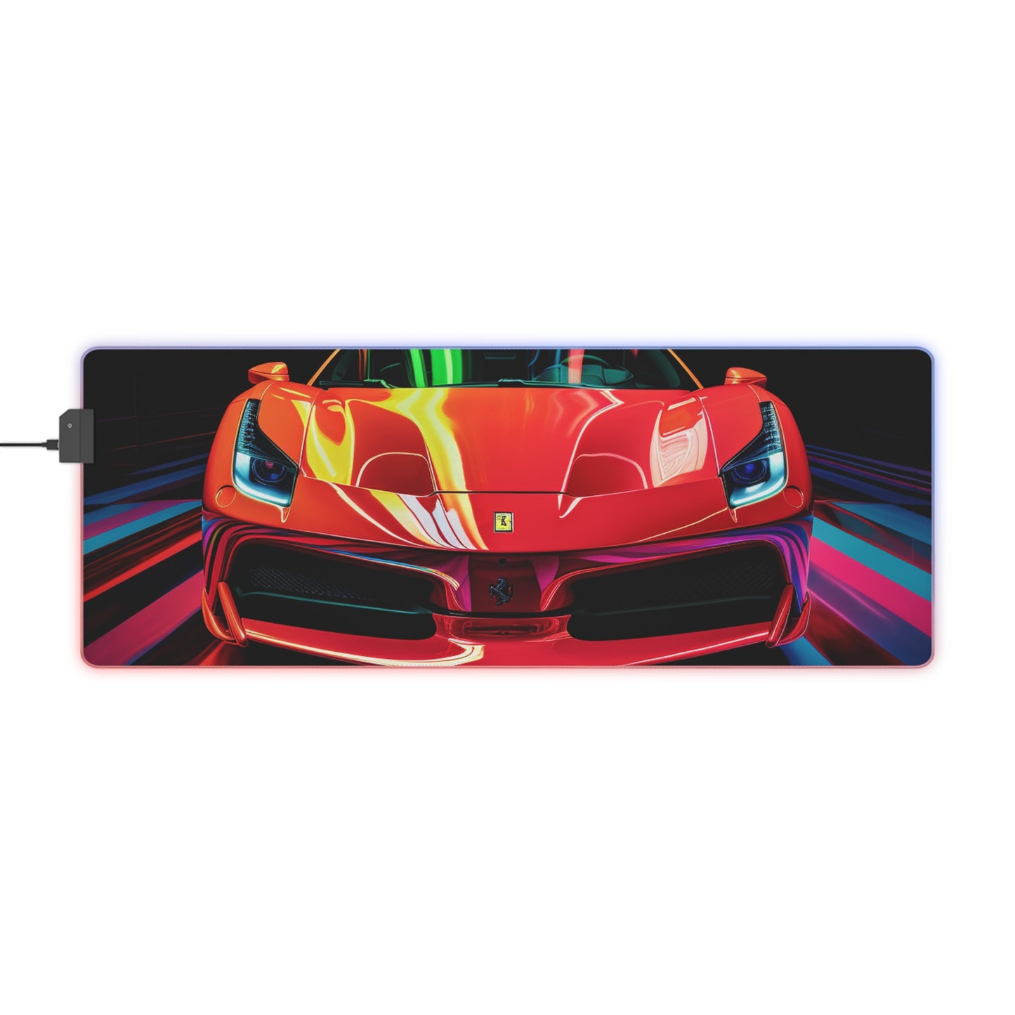 LED Gaming Mouse Pad Ferrari Flair Macro 3