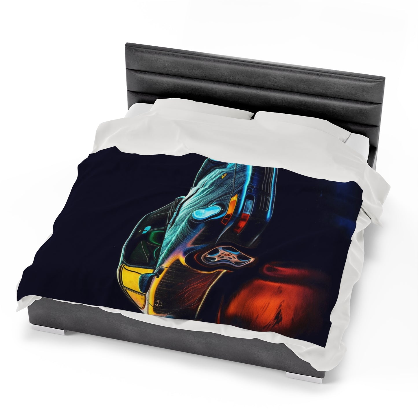 Velveteen Plush Blanket Porsche 933 3