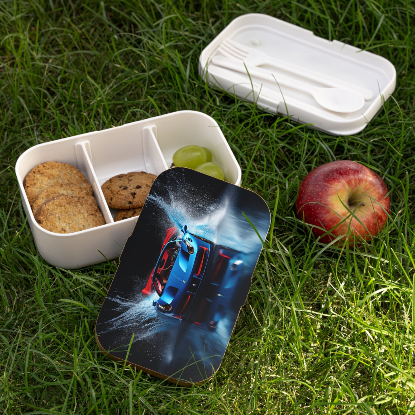 Bento Lunch Box Ferrari Water Splash 1