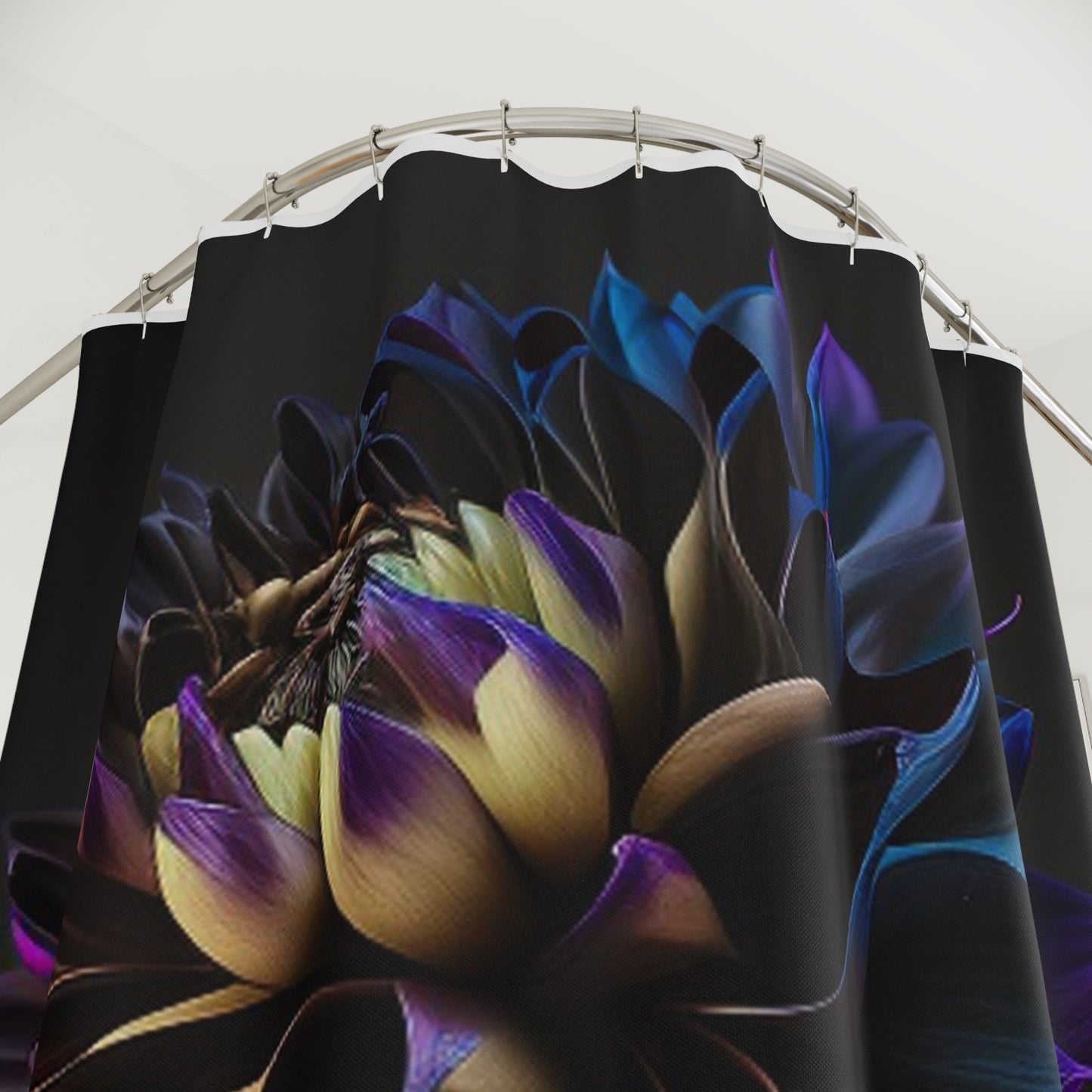 Polyester Shower Curtain Dahlia Purple 1