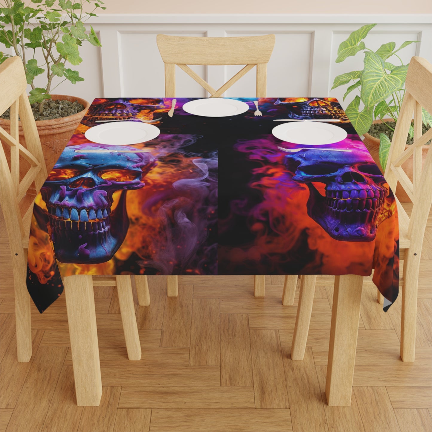 Tablecloth Macro Skull 5