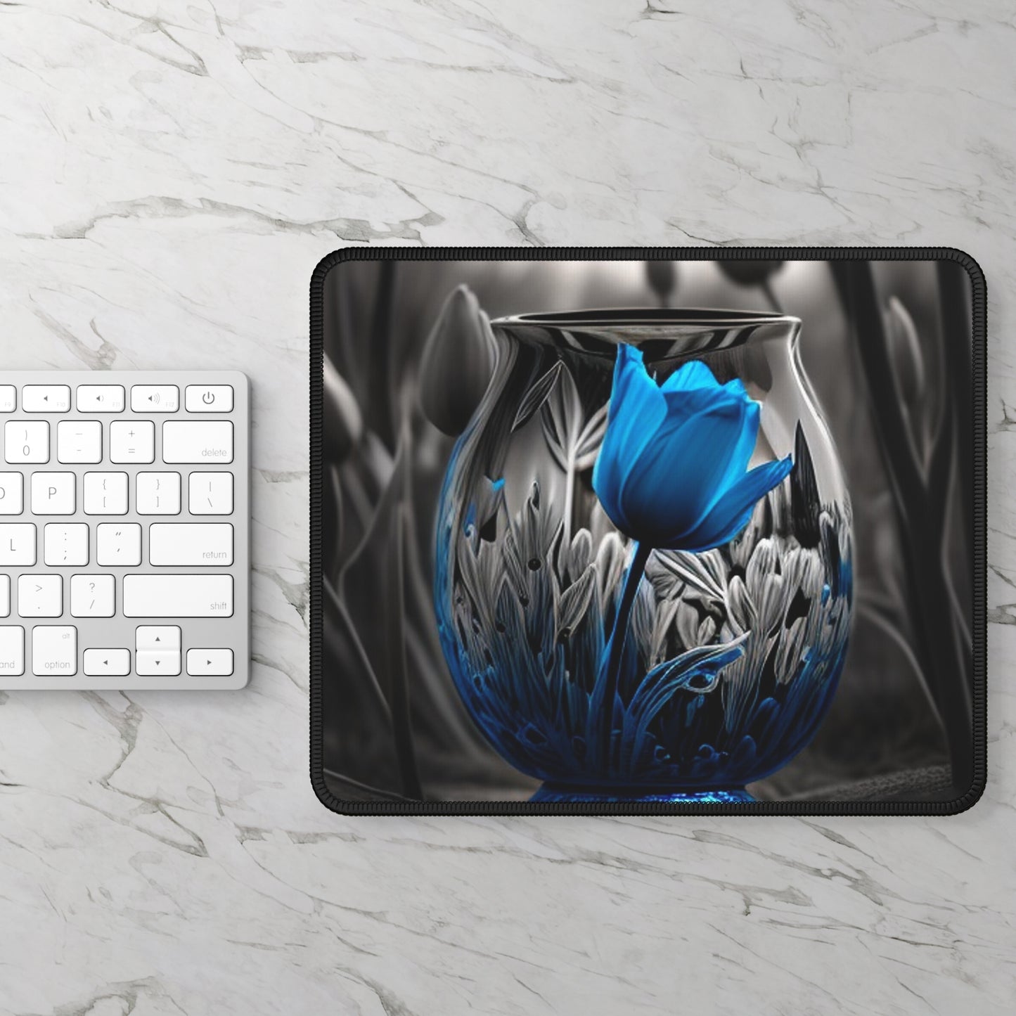 Gaming Mouse Pad  Tulip Blue 1