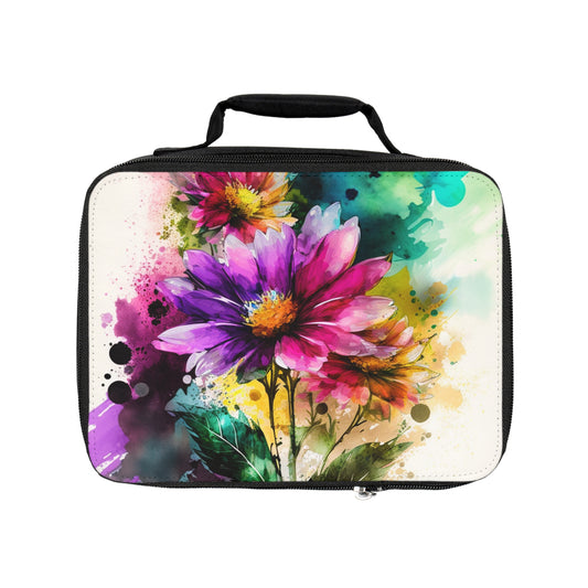Lunch Bag Bright Spring Flowers 1