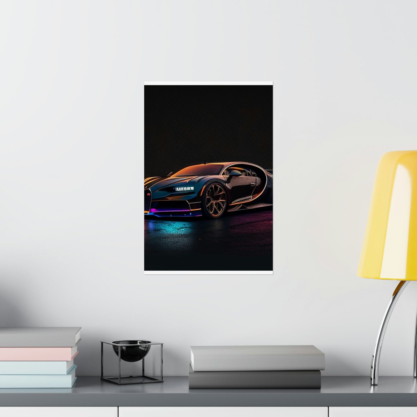 Premium Matte Vertical Posters Bugatti Chiron Super 4