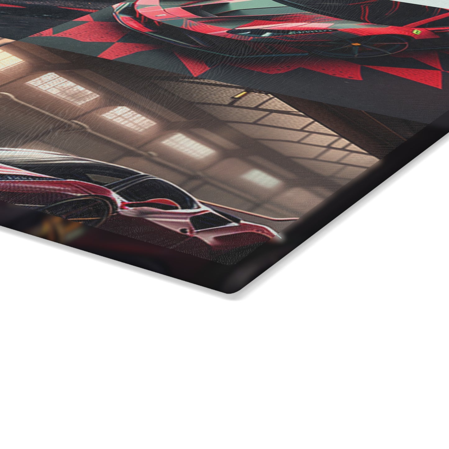 Glass Cutting Board Ferrari Hyper 5