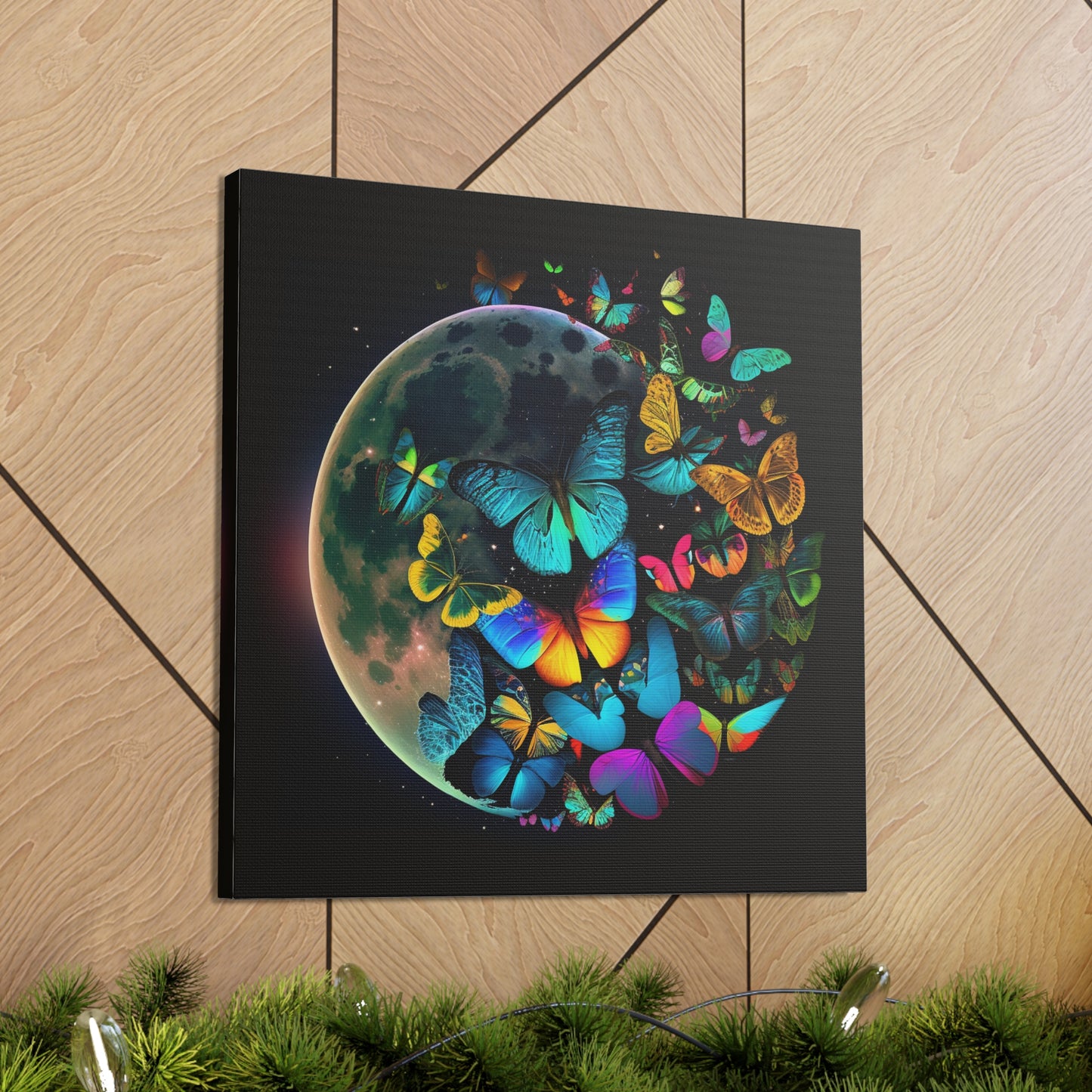 Canvas Gallery Wraps Moon Butterfly 2