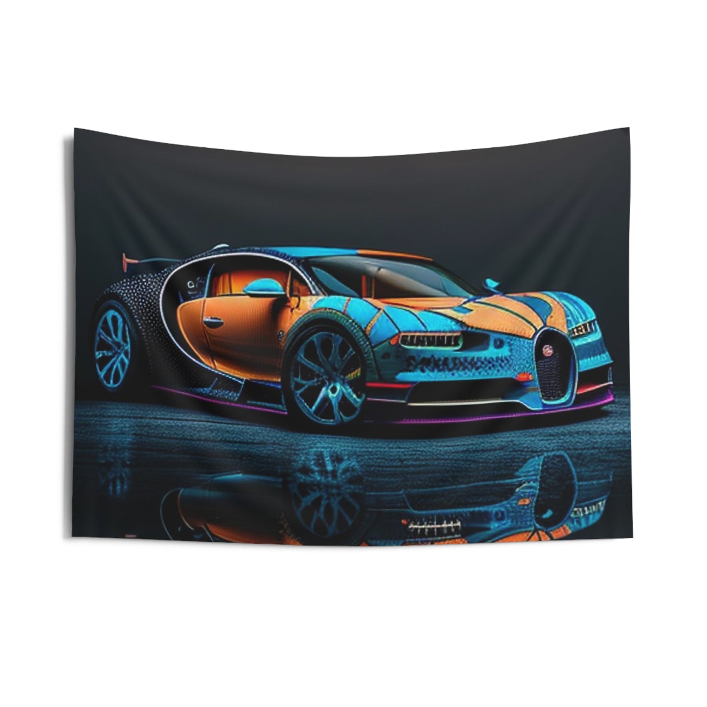 Indoor Wall Tapestries Bugatti Blue 1