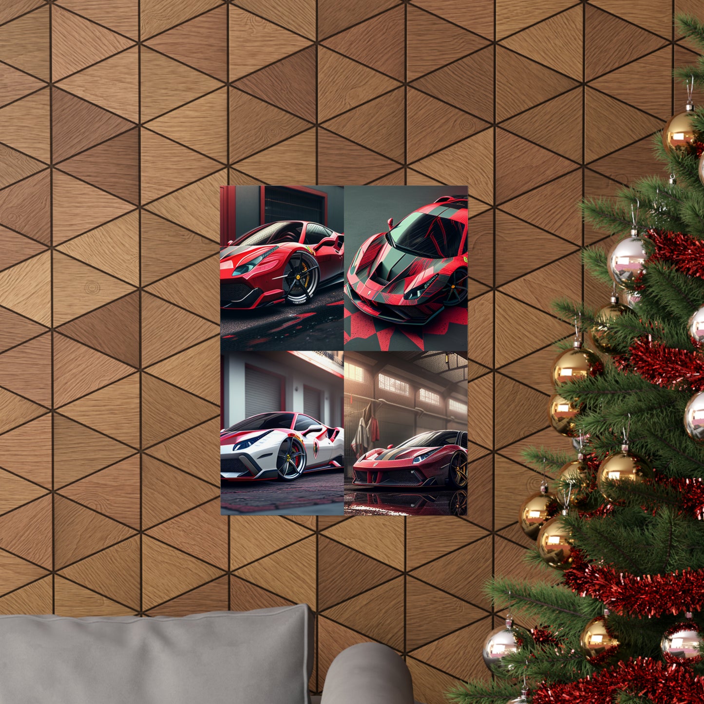 Premium Matte Vertical Posters Ferrari Hyper 5