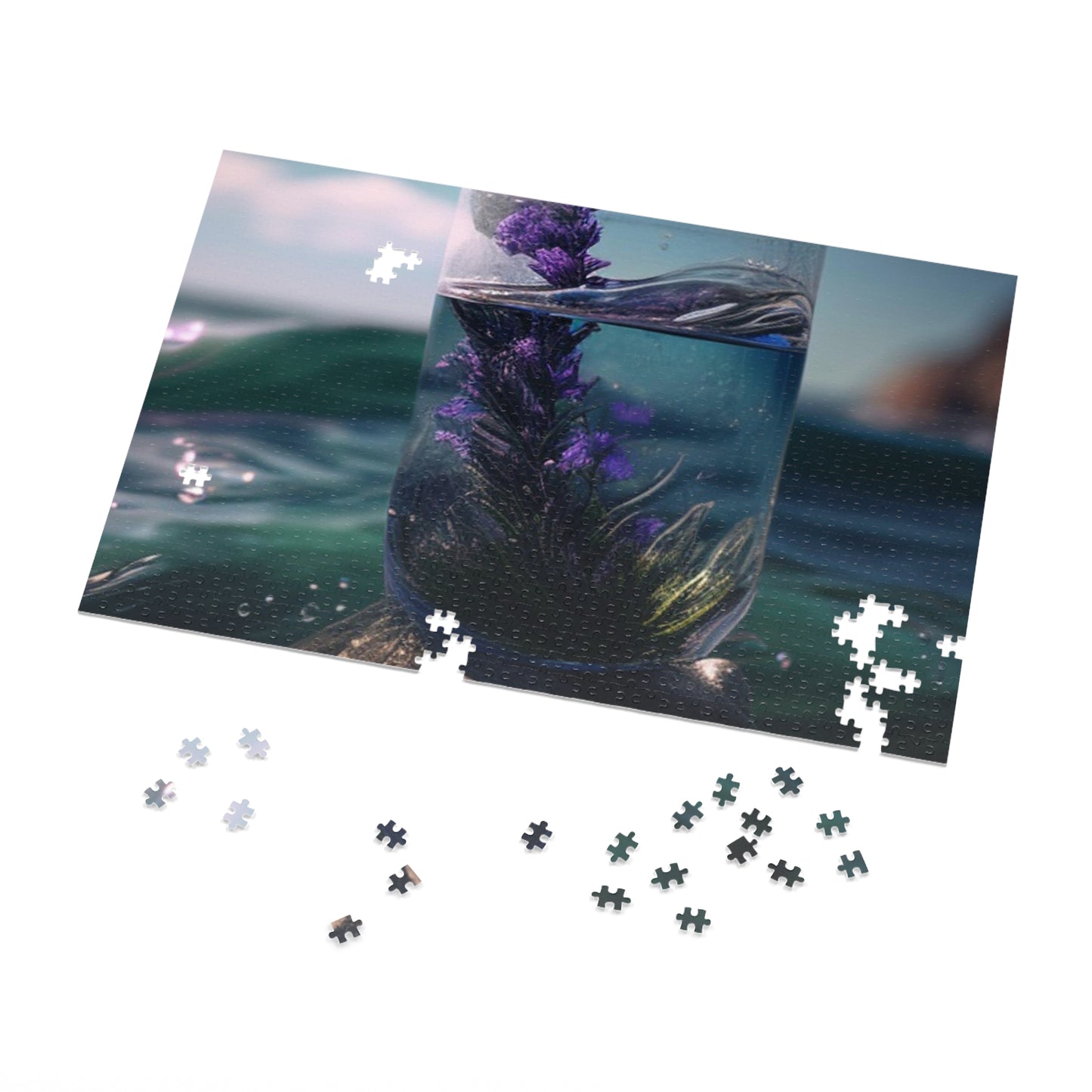 Jigsaw Puzzle (30, 110, 252, 500,1000-Piece) Lavender in a vase 2