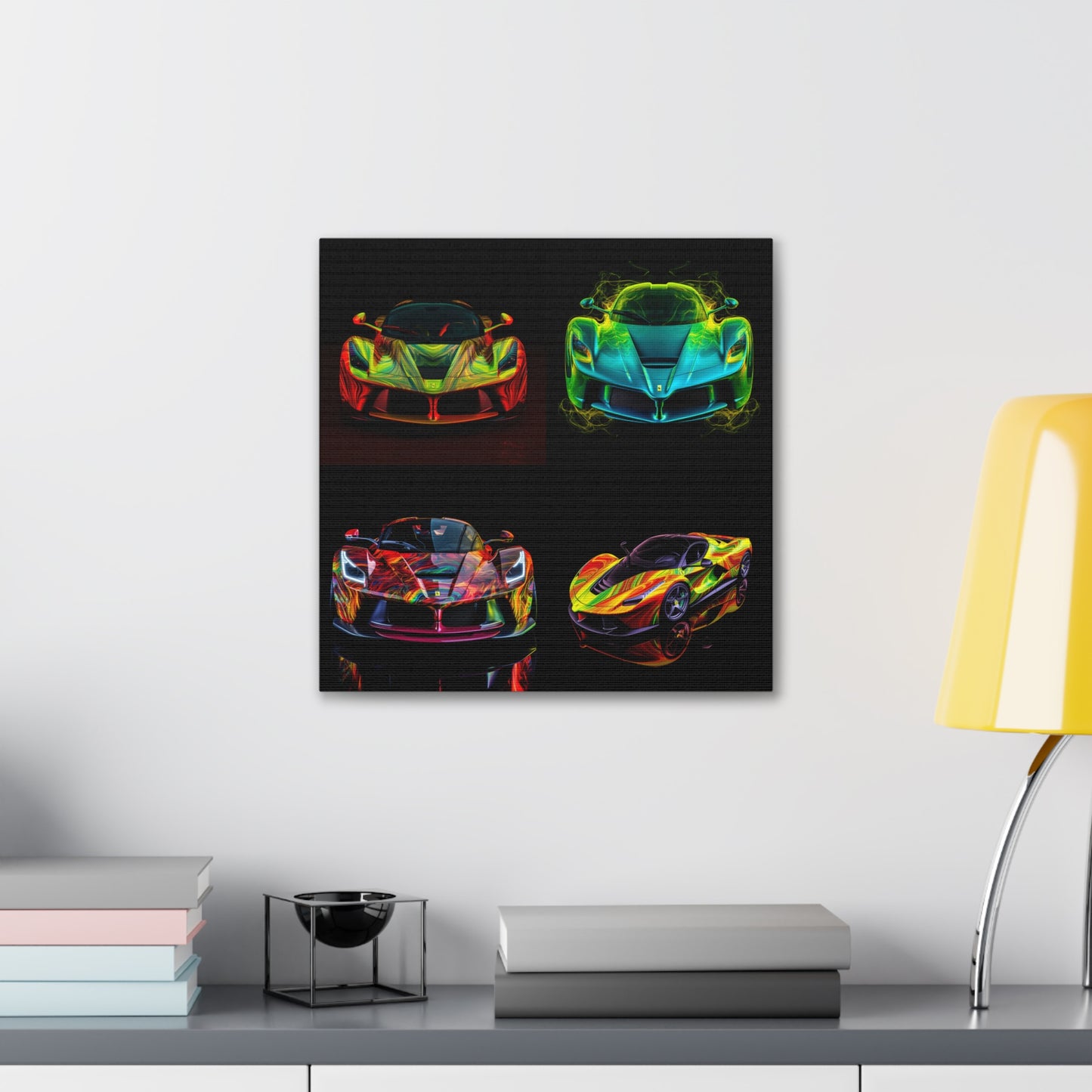 Canvas Gallery Wraps Ferrari Neon 5