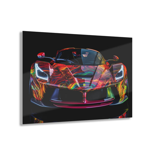 Acrylic Prints Ferrari Neon 3