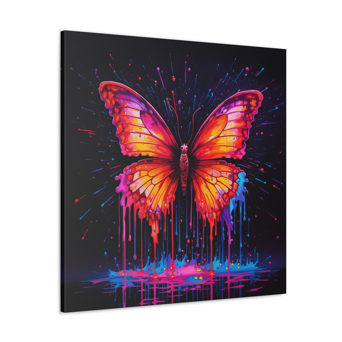 Canvas Gallery Wraps Pink Butterfly Flair 4