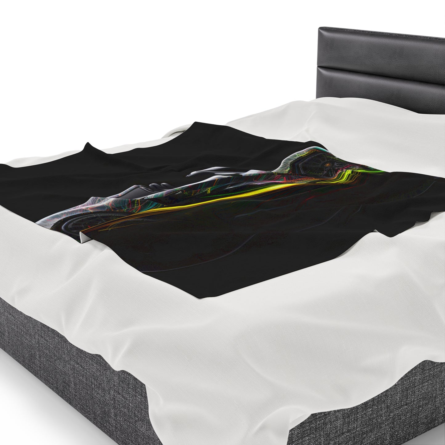 Velveteen Plush Blanket Porsche Line 1