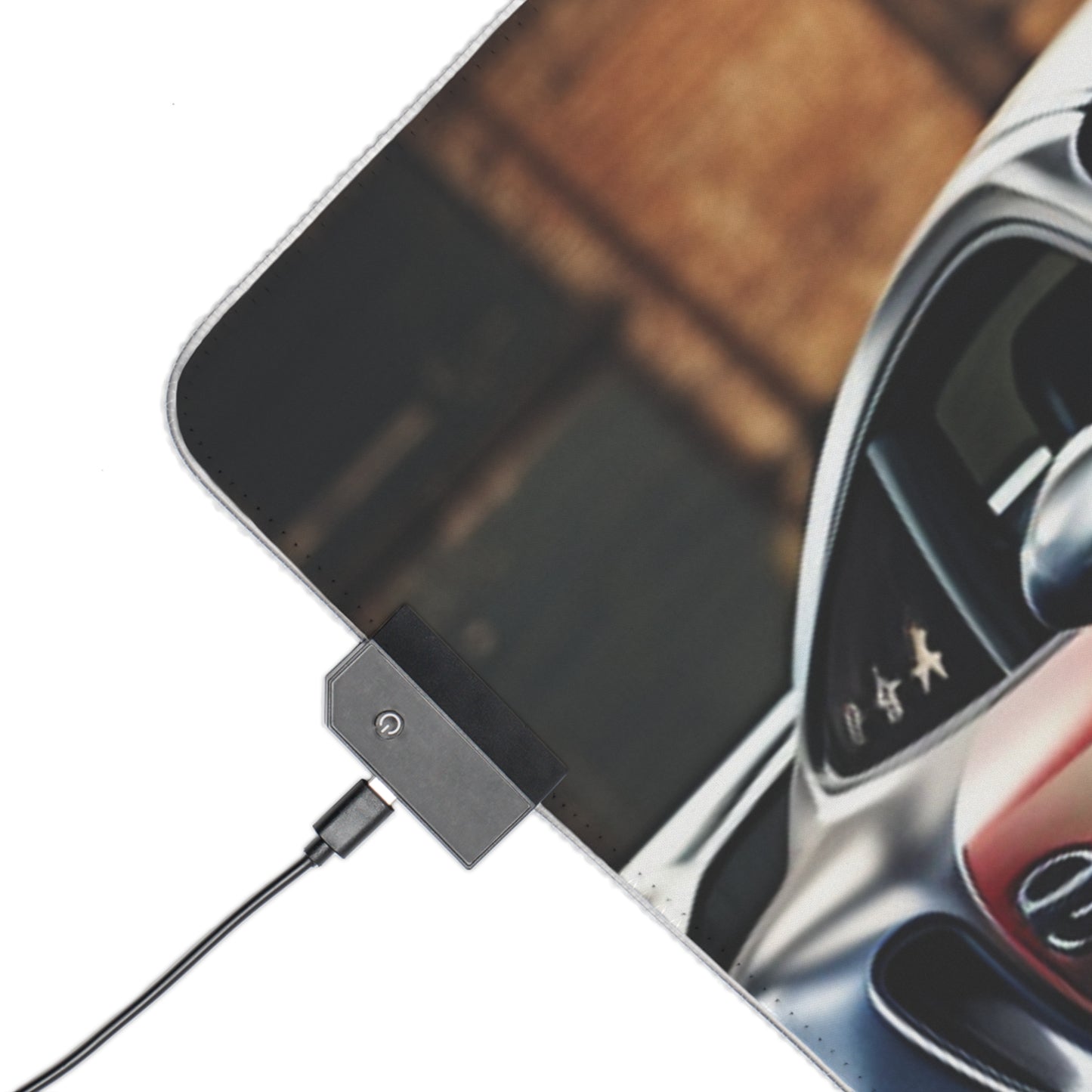 LED Gaming Mouse Pad American Flag Porsche 1