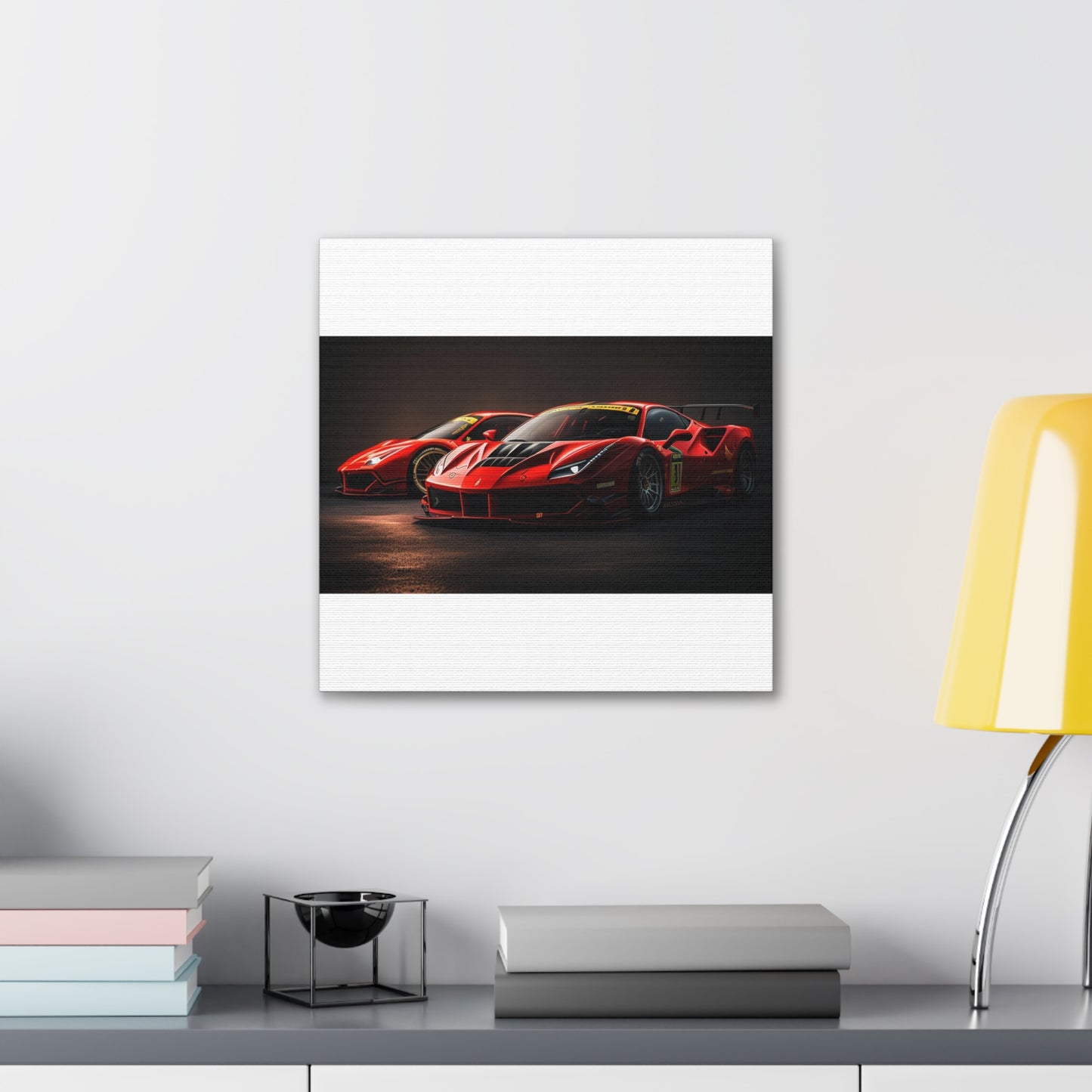 Canvas Gallery Wraps Ferrari Red 4