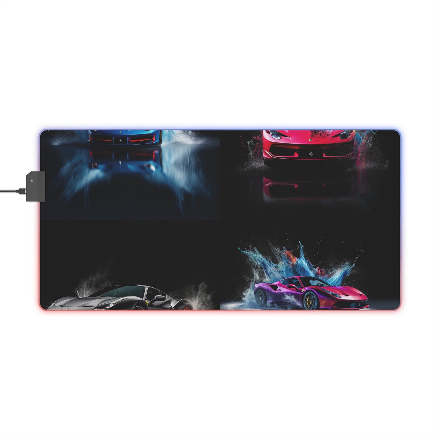 LED Gaming Mouse Pad Ferrari Water Splash 5