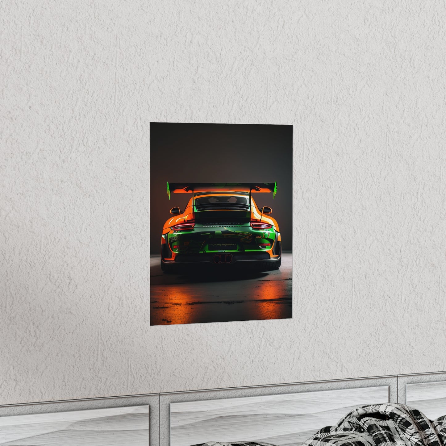 Premium Matte Vertical Posters Porsche Color 3