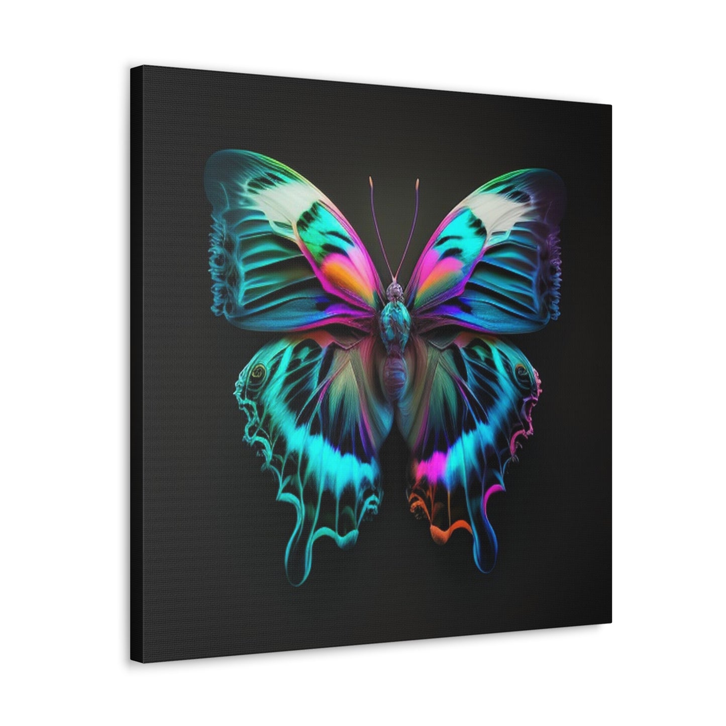 Canvas Gallery Wraps Neon Butterfly Fusion 4
