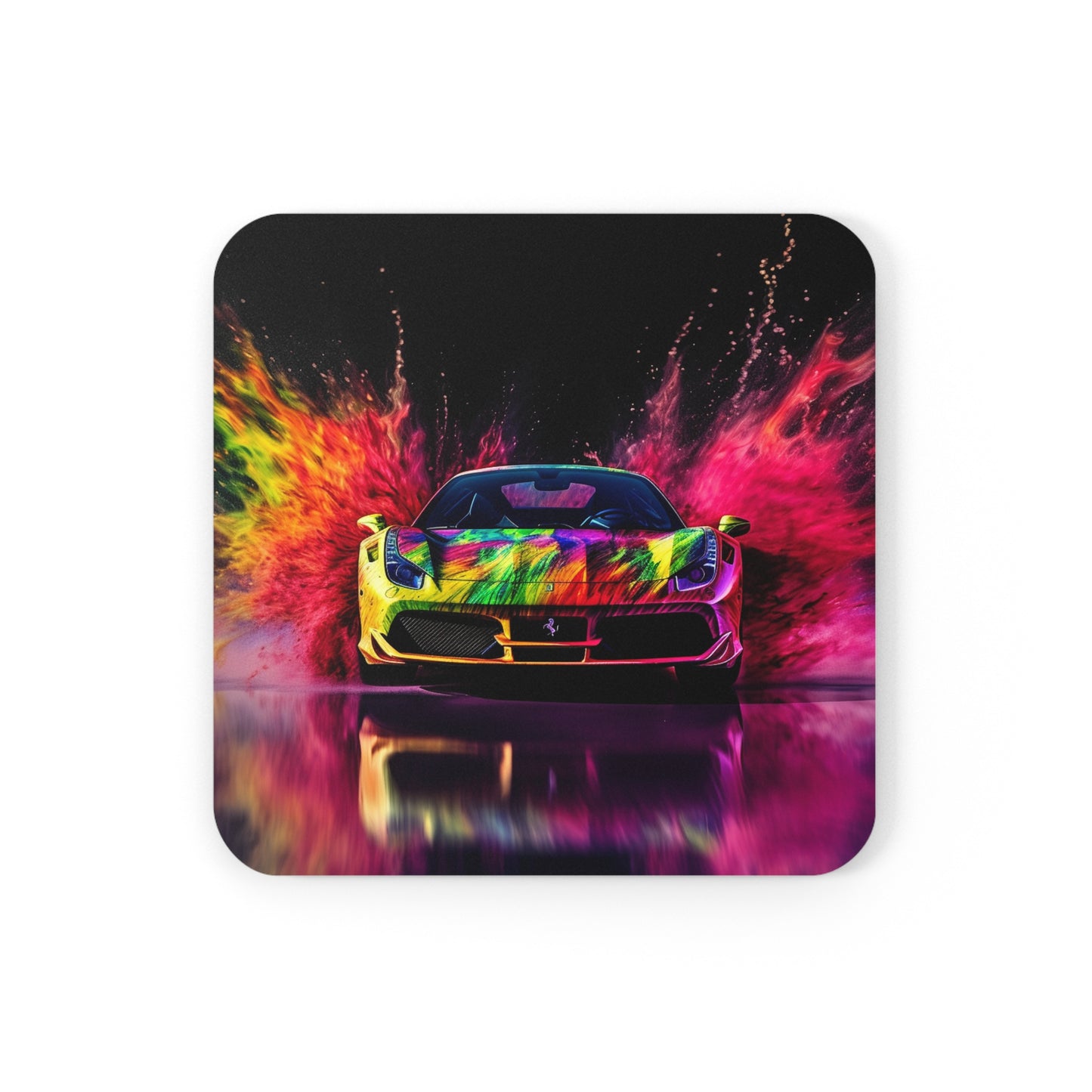 Corkwood Coaster Set Farrari Water 2