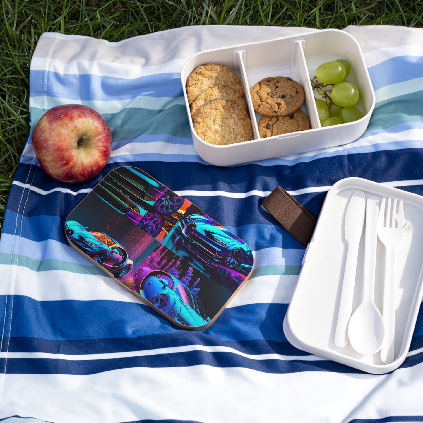 Bento Lunch Box Bugatti Neon Chiron 5