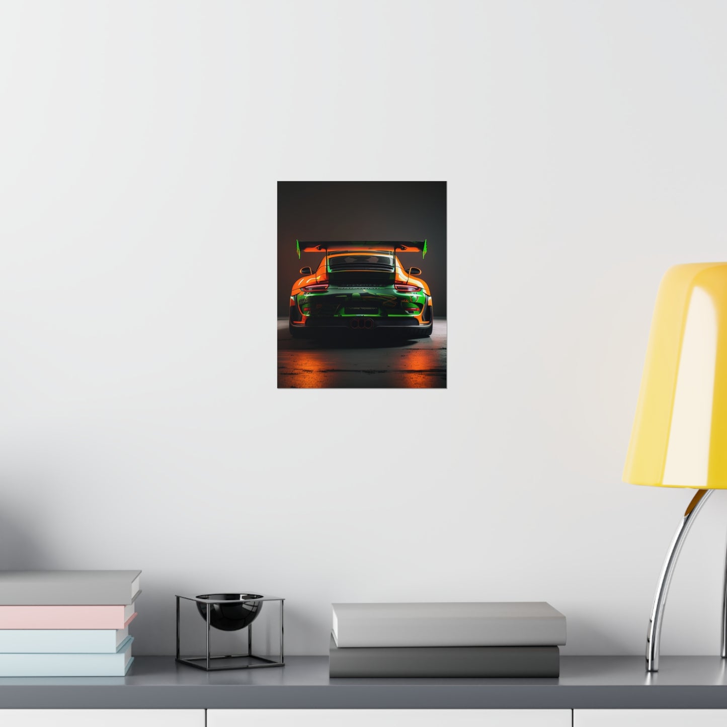 Premium Matte Vertical Posters Porsche Color 3