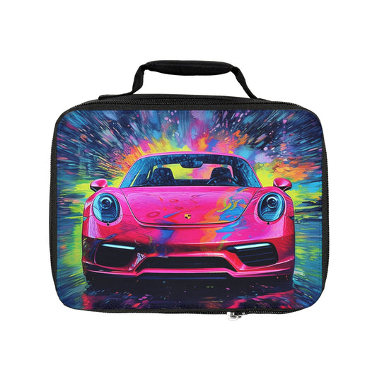 Lunch Bag Pink Porsche water fusion 3