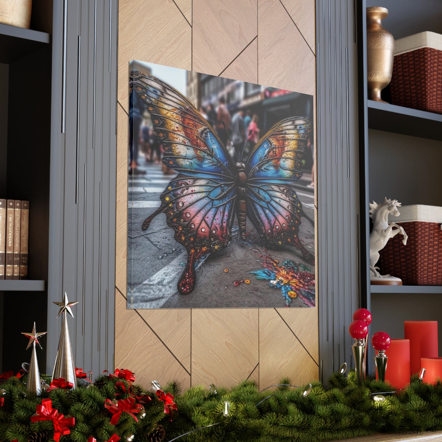 Canvas Gallery Wraps Liquid Street Butterfly 4