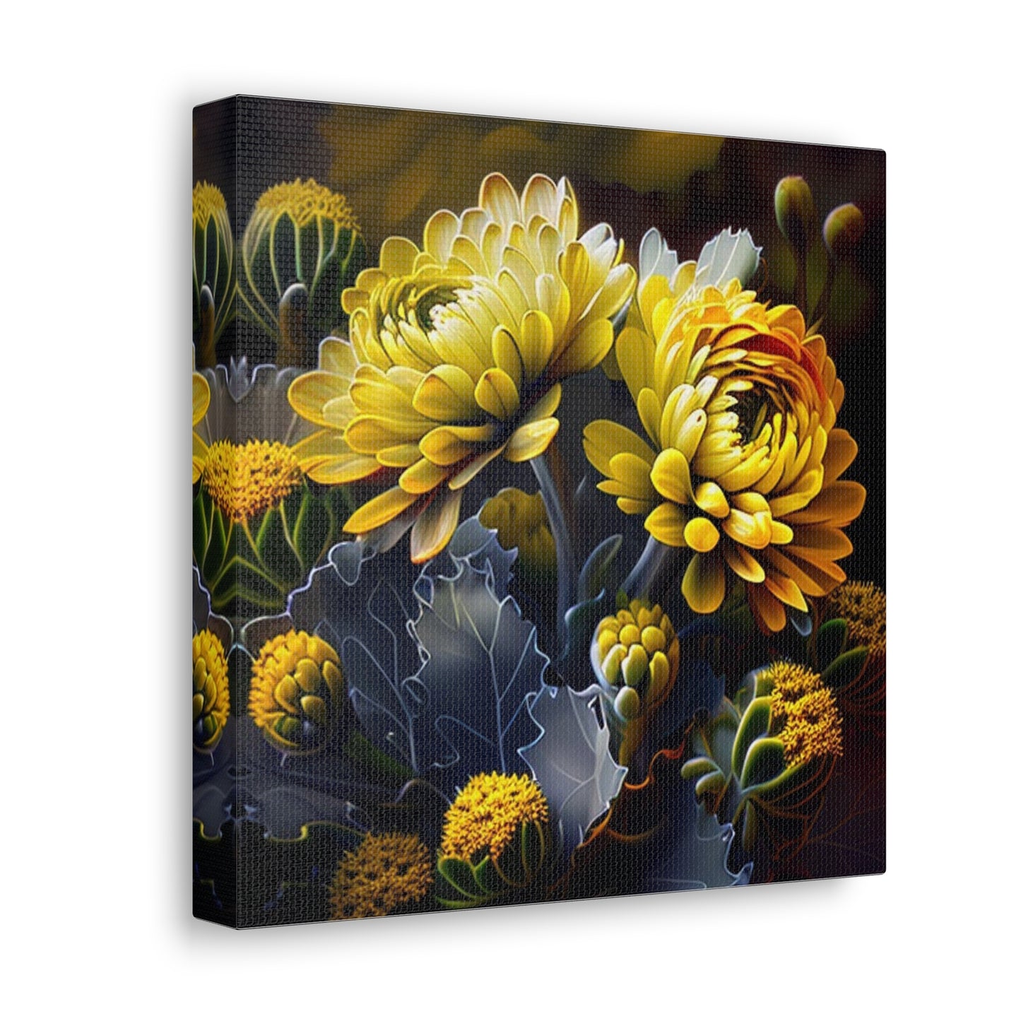 Canvas Gallery Wraps Yellow Hermosas Flores Amarillas 1