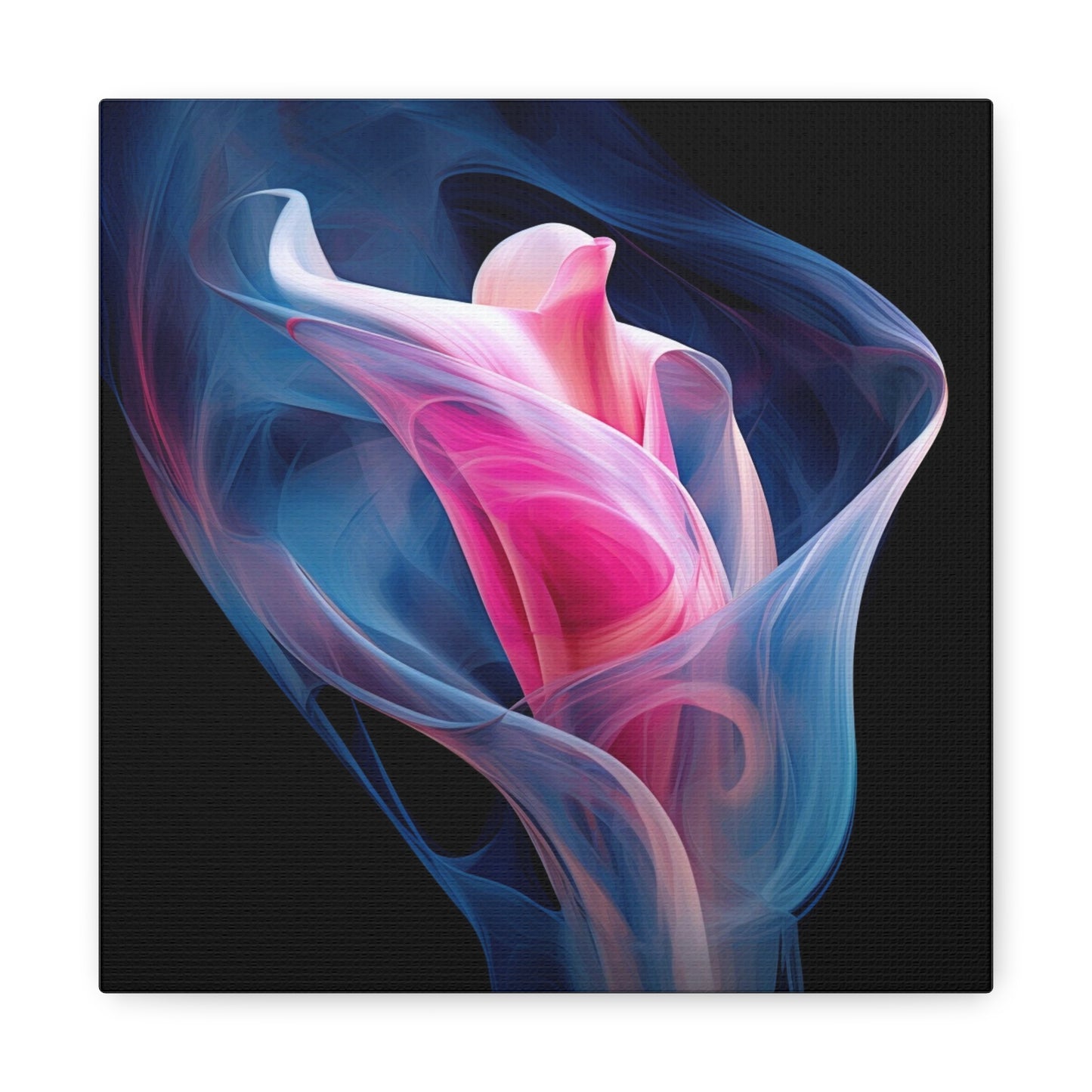 Canvas Gallery Wraps Pink & Blue Tulip Rose 3
