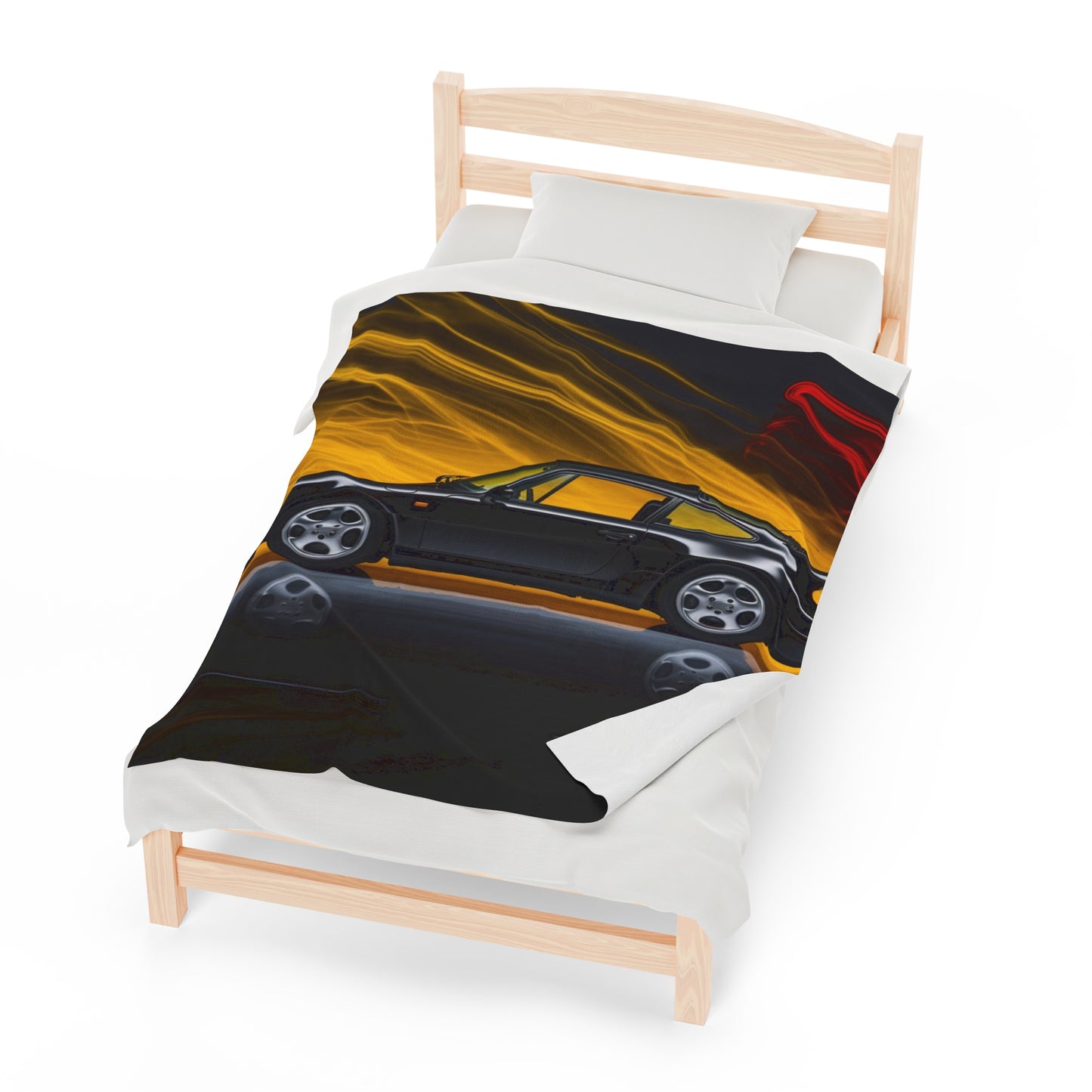 Velveteen Plush Blanket Porsche 933 4