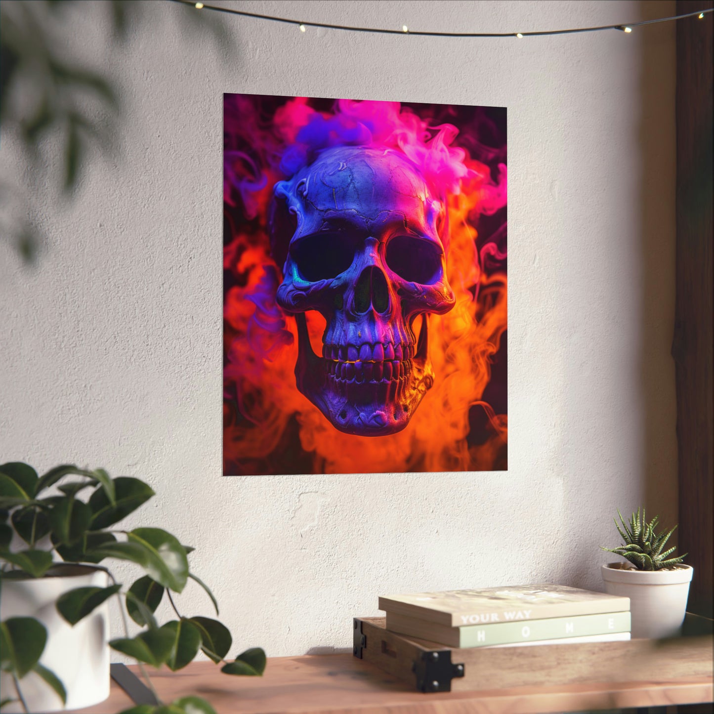 Premium Matte Vertical Posters Macro Skull 4