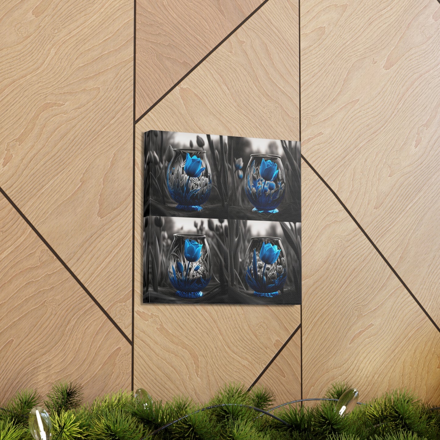 Canvas Gallery Wraps Tulip Blue 5