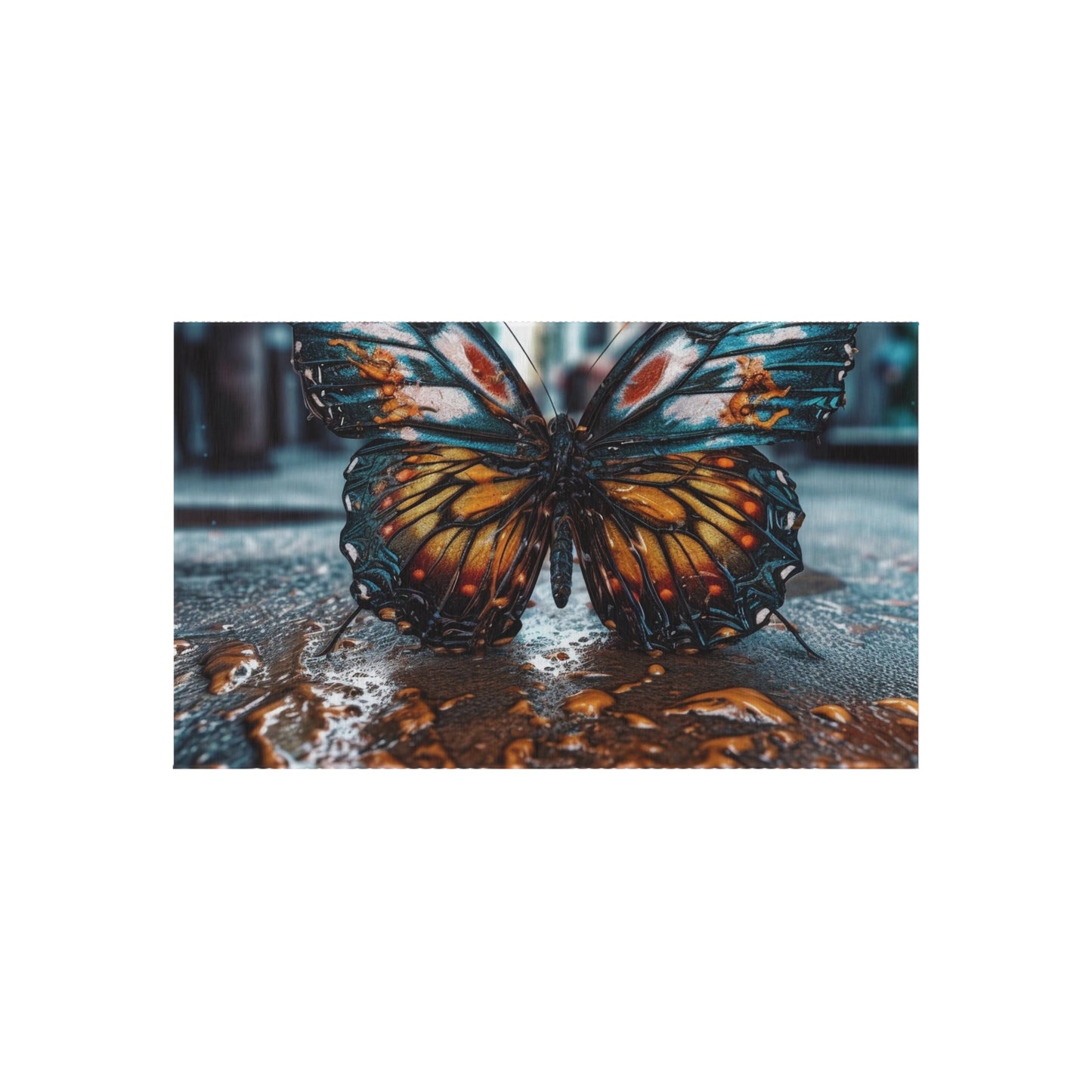Outdoor Rug  Water Butterfly Street 3