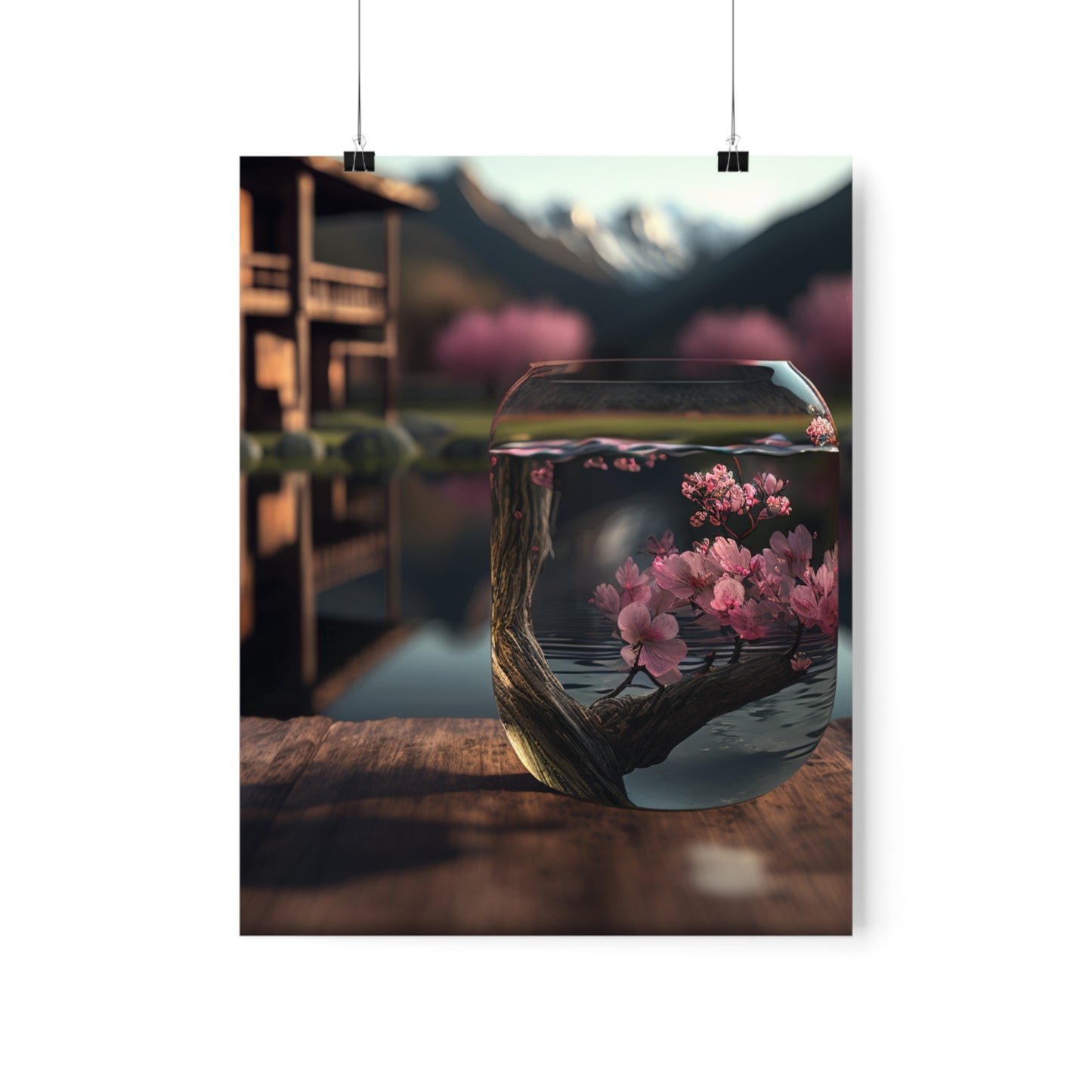 Premium Matte Vertical Posters Cherry Blossom 3