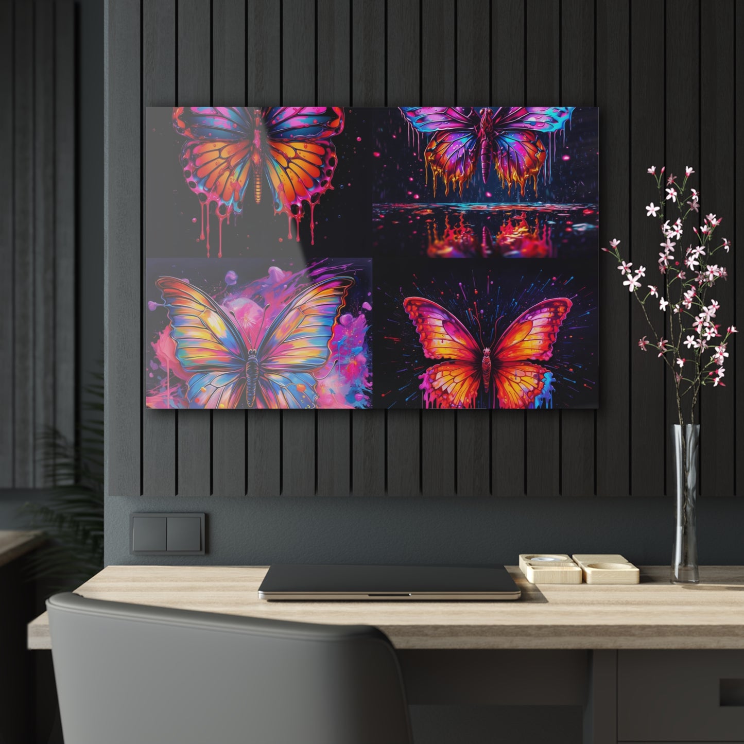 Acrylic Prints Pink Butterfly Flair 5