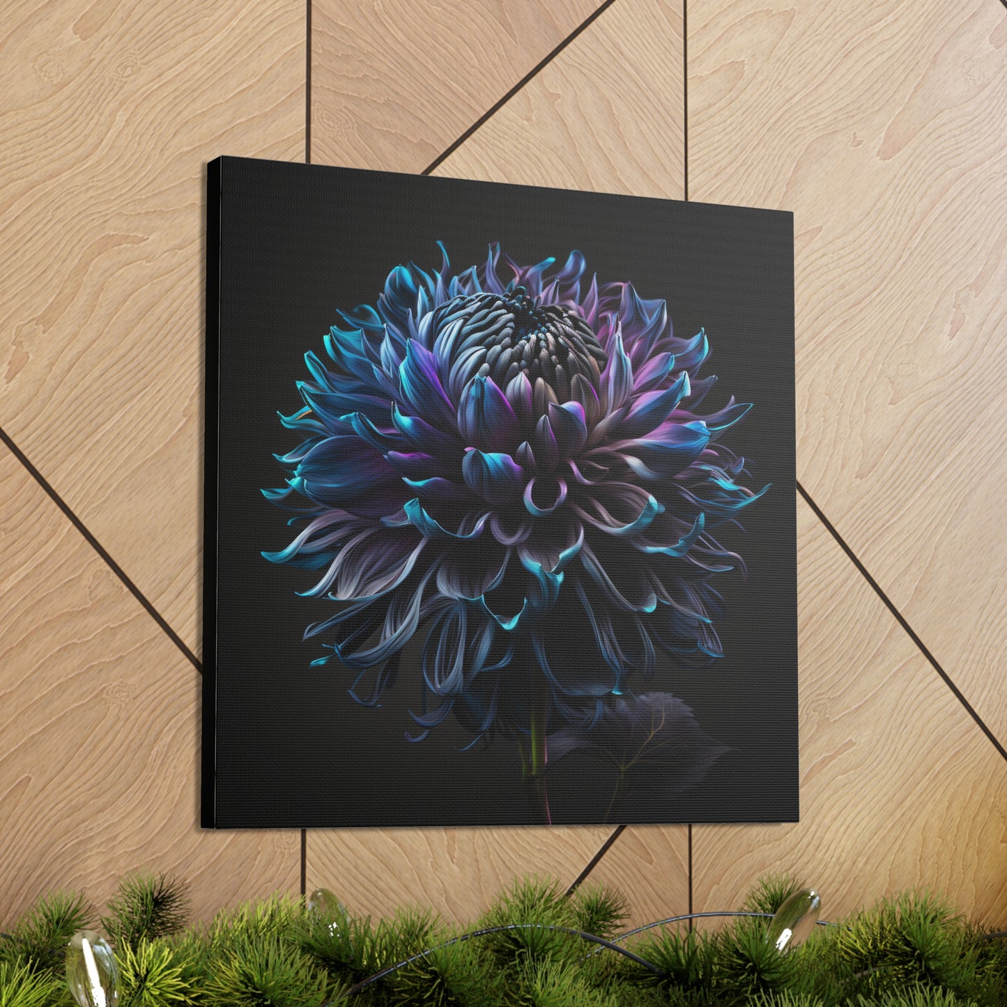 Canvas Gallery Wraps Dahlia Purple 3