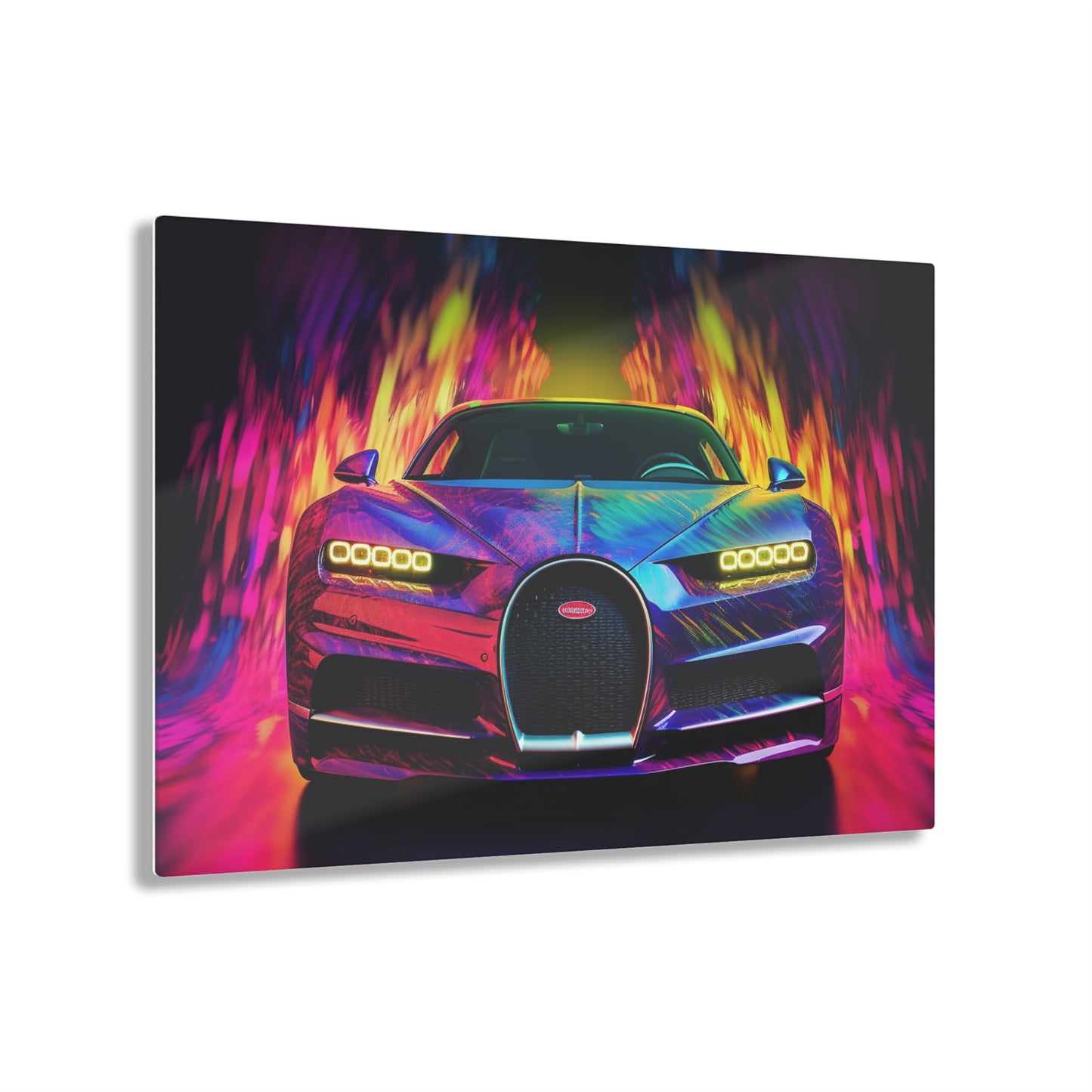 Acrylic Prints Florescent Bugatti Flair 3