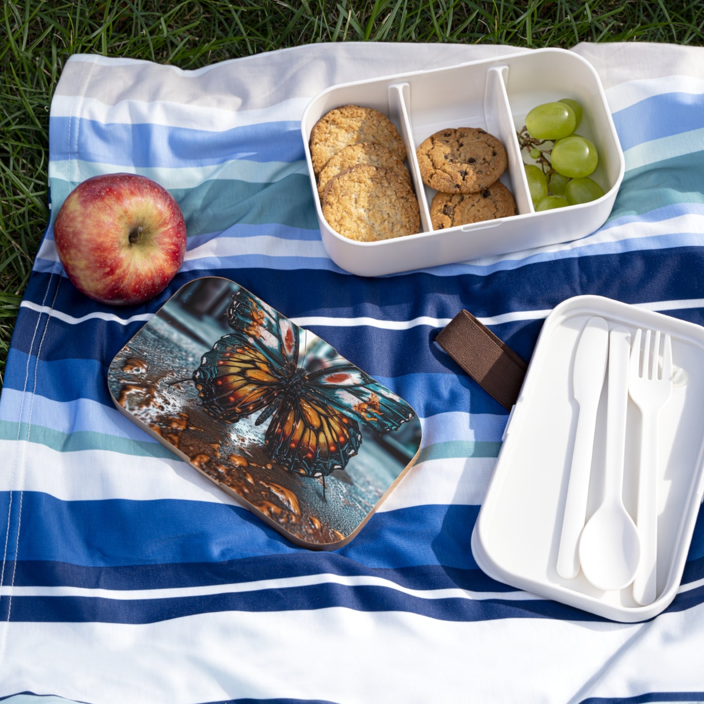 Bento Lunch Box Water Butterfly Street 3